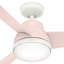 Ventilateur de plafond standard à 36 pales de 36 po à DEL avec télécommande et ensemble d'éclairage inclus Valda-54100135