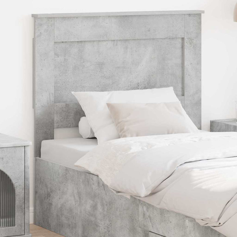 Headboard, European Toddler (80 x 160 cm), Concrete Grey