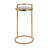 Penfold Mirrored Glass Top End Table