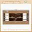Ensemble de meuble-lavabo mural contemporain en bois aggloméré 42 po 19,69 x 23,5 po Contemporary