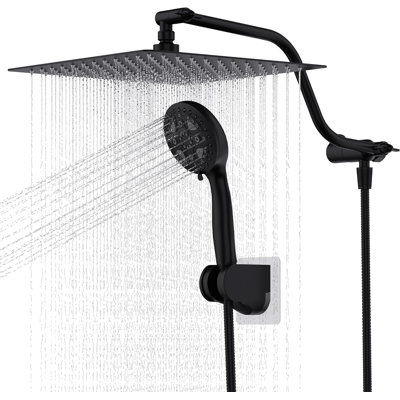 Pomme de douche à pluie double 1,75 GPM GPM