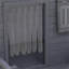 Grande niche pour chien avec balcon