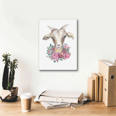 'Rosie the Goat' by Jessica Mingo, Giclee Canvas Wall Art
