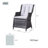 Round Outdoor Dining Set With Cushions-1902182193-1902182192