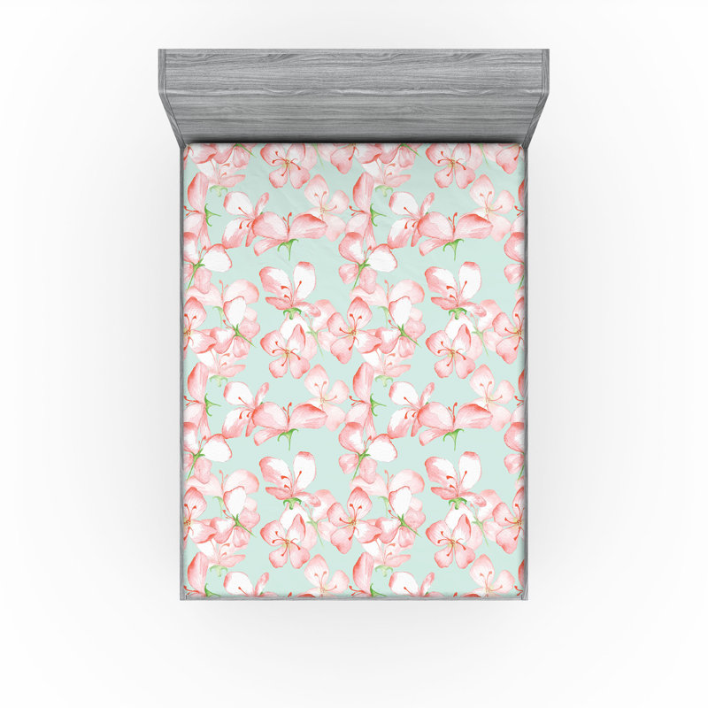 Drap-housse Ambesonne Spring Spring, California King Fitted Sheet