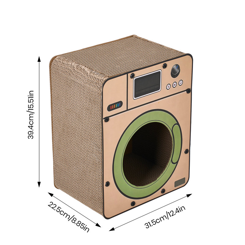 Creative Washing Machine Cat Scratching Board Pet House