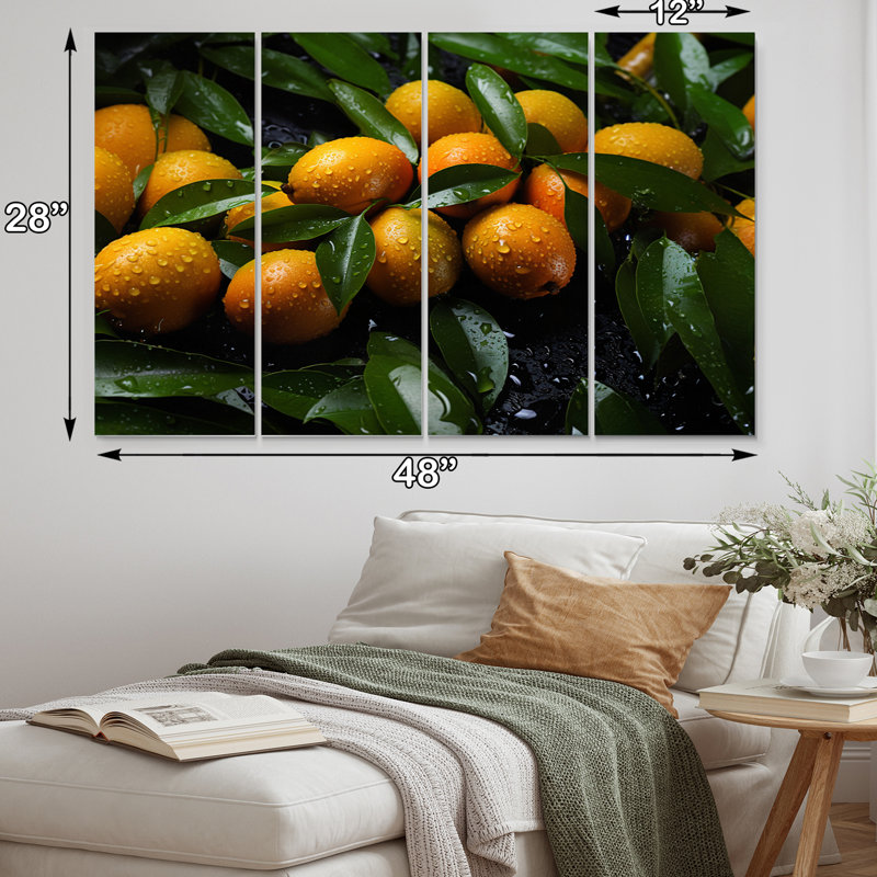 Modern Food & Beverage Wall Decor on Metal