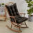 Rocking Chair Cushion 2 Piece Tufted Non Slip Set of Upper and Lower Cushions-292756254