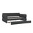 Queen-Size Fabric-Upholstered Platform Bed With Pull-Out Trundle-963980423