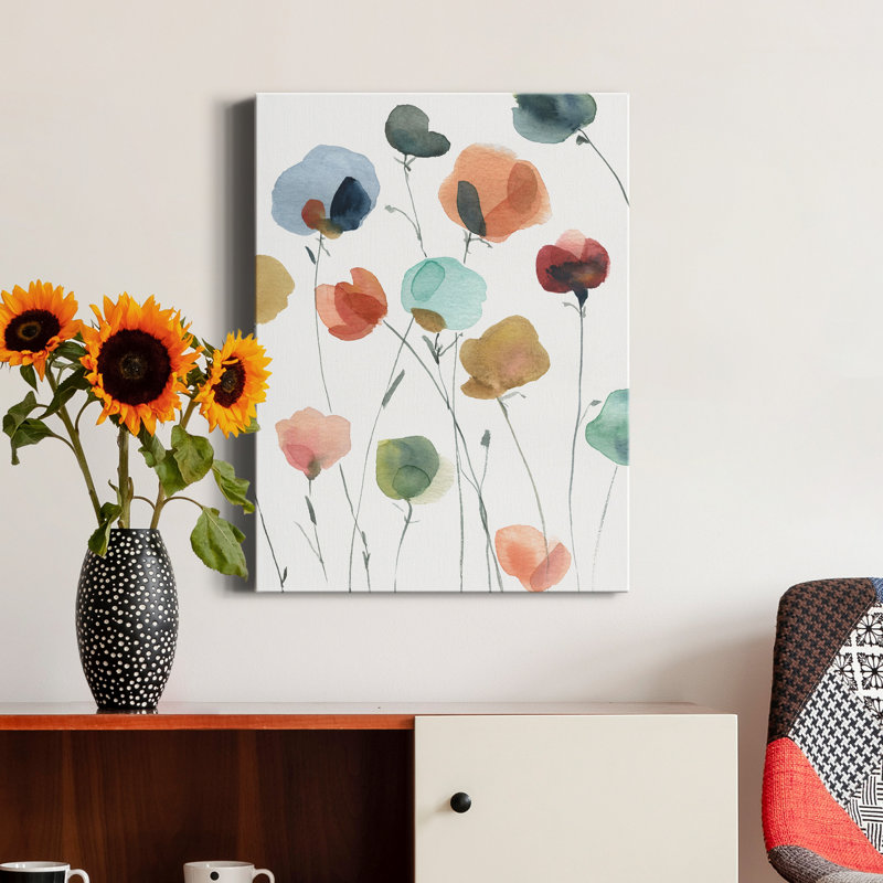 «Lollipop Garden II» par Carol Robinson, reproduction d'art sur toile tendue, H 48 po x l 36 po x P 1 po