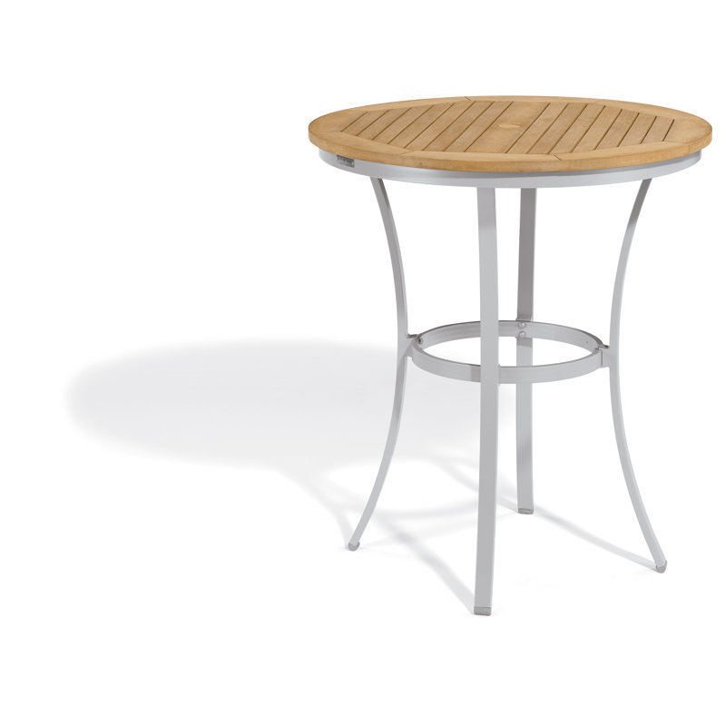 Travira Bar Table, Tekwood Natural