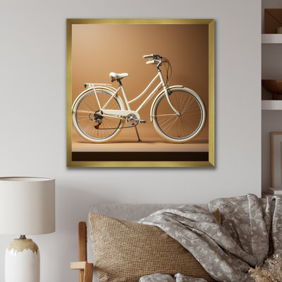 Vélo ivoire sur toile
