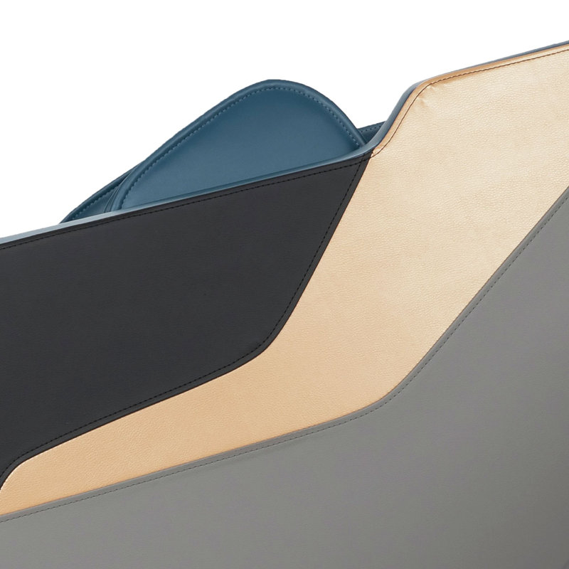 Fauteuil de massage en polyuréthane bleu marine
