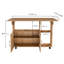 47-Inch Foldable Mobile Kitchen Island-260462513