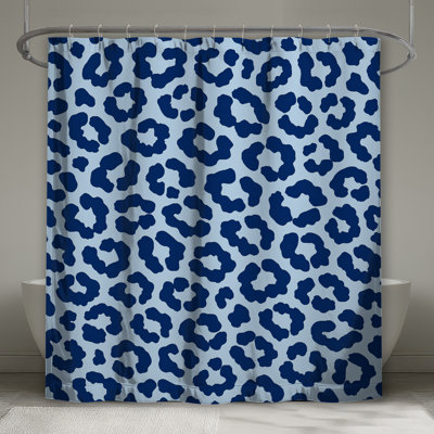 Rideaux de douche Blue Leopard