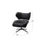 Chaise pivotante 100% cuir espresso Espedito-70815386