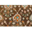 Tapis traditionnel en laine brun fait à la main 3 x 5