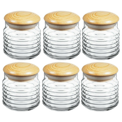 Babylon Glass Jar - Set of 6