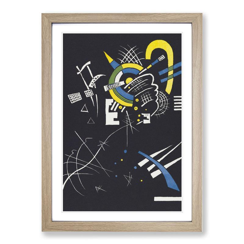 Small Worlds VII by Wassily Kandinsky - Framed Print, Oak Framed, 90cm H x 65cm W x 2cm D