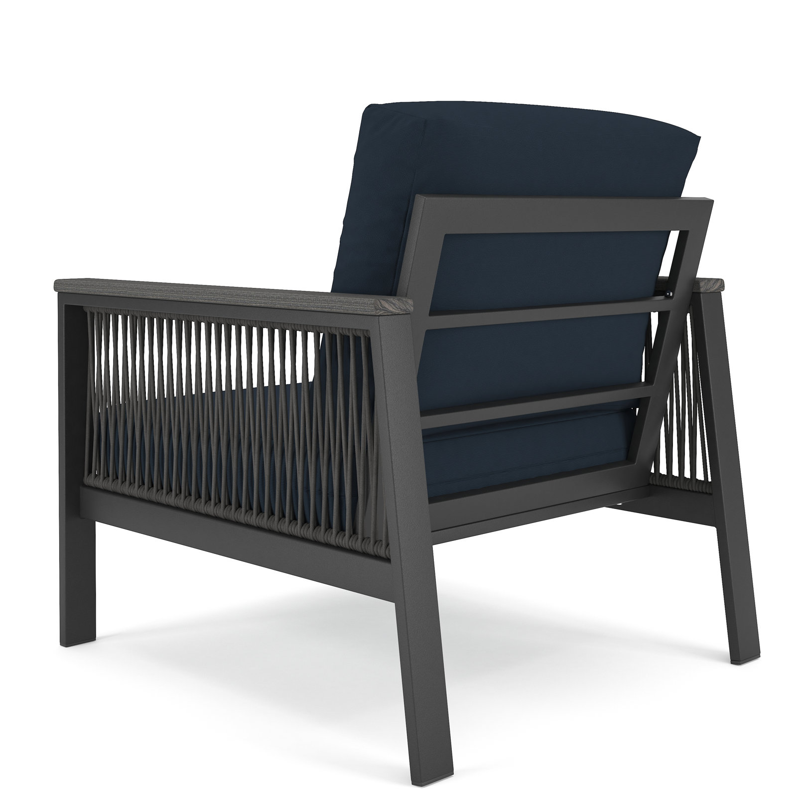 Townsend Sunbrella® Patio Lounge Chair, Canvas Navy Sunbrella® Canvas