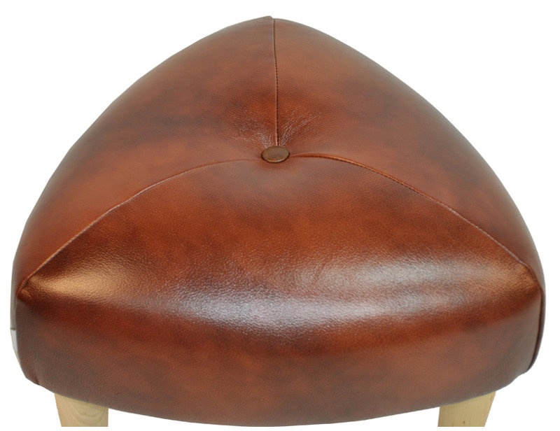 Manufactured Wood Accent Stool, Brown