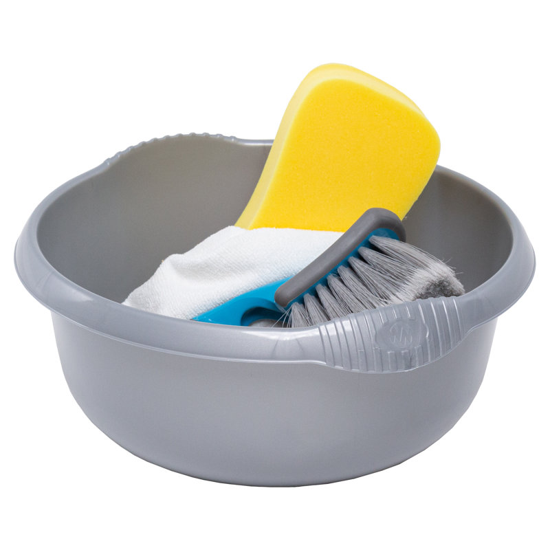 Wham Essentials 3 Piece Multi-Functional Bowl Set Silver, Silver