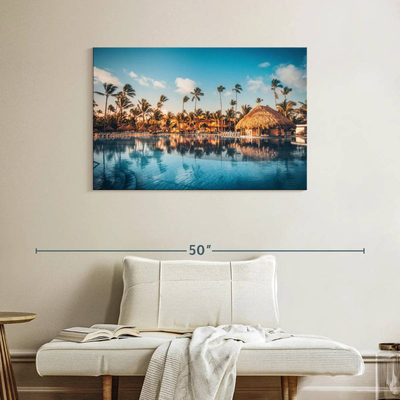 Alvord Summer At Beach Resort, H 26 po x l 39 po