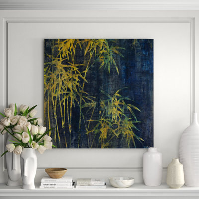 Bamboo In Golden Yellow Print