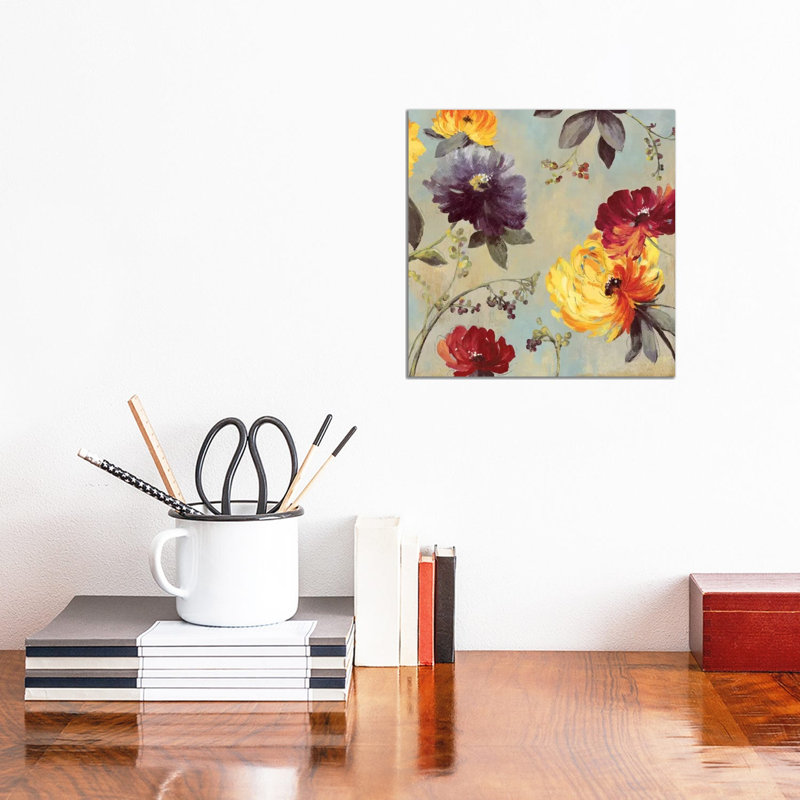 Whimsical Floral I by Asia Jensen - Wrapped Canvas Painting