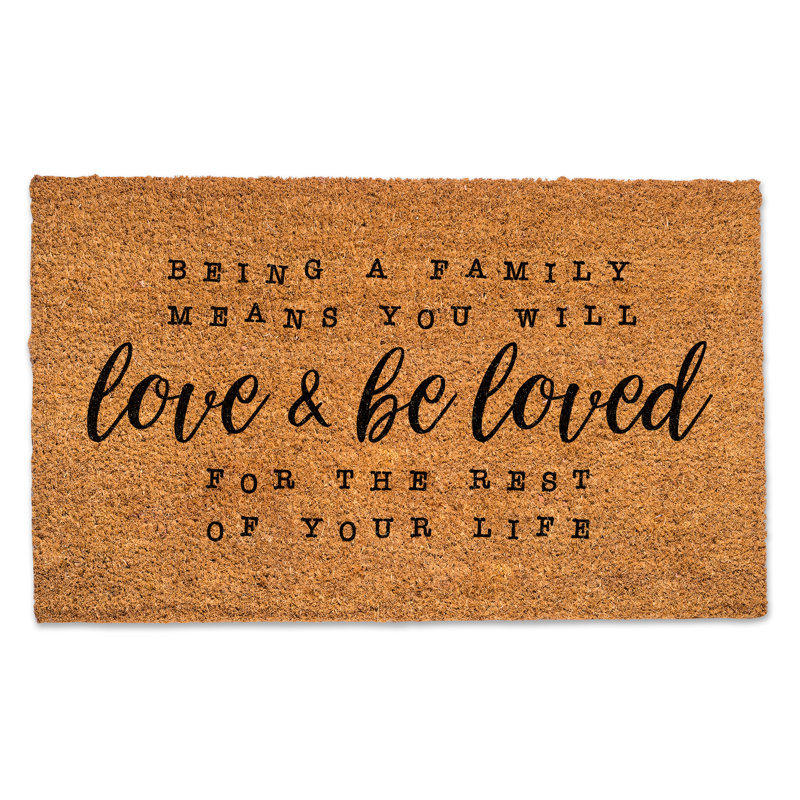 Tapis de porte Love and Be Loved
