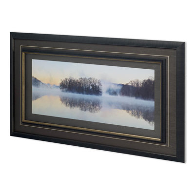 Scene on the Water VIII by James McLoughlin Hand Embelished Framed Art Print Matted under Glass