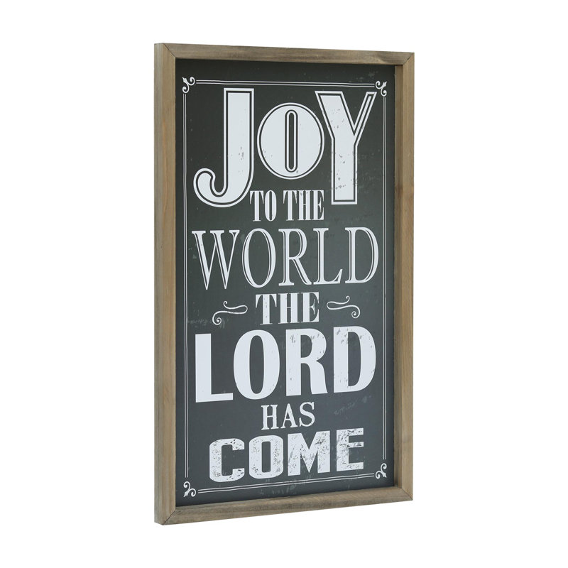 Décoration murale «Joy to the world»