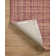 Polly Checkered Berry/Natural Area Rug