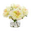 Peonies Arranged in Glass Vase-1080093594