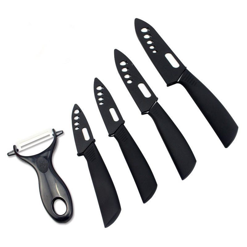 Boshen 9 Piece Ceramic Knife Block Set