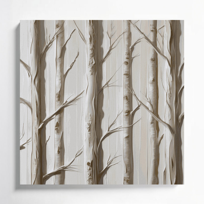 Art mural horizontal sur toile rayée horizontale, H 12 po x l 12 po