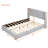Upholstered Platform Bed with Metal Strips-327556774-315639280