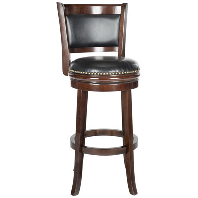 Brockway Swivel Upholstered Counter Stool with Metal Frame