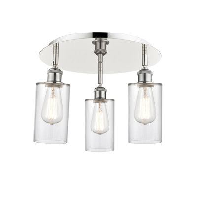 Ervine Glass Semi Flush Mount