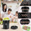 Comptoir de composteur de cuisine, bac à compost sans odeur avec couvercle et sacs de compost, seau à compost-115151883