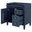 Meuble-lavabo de salle de bain de 30 po sans lavabo supérieur, armoire de rangement moderne avec 2 tiroirs et un tiroir rabattable (BASSIN INCLUS)-742822421