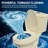 17" ADA Height Elongated Two Piece Tall Toilet for Seniors, 1.1/1.6 GPF Tornado Dual Flush, MAP 1000g, Bone-113948151