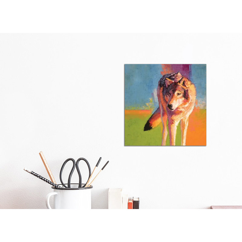 Wolf Study III by Julie T. Chapman - Wrapped Canvas Gallery-Wrapped Canvas Giclée, 30.48cm H x 30.48cm W