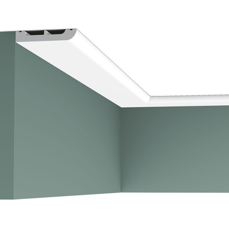 Primed White High Impact Polystyrene Baseboard Moulding