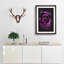 Striking Purple Rose - Picture Frame Painting Print-56742737-56742736