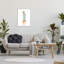 Cactus en fleurs dans des tons de sud-ouest minimalistes - peinture-66827337-66827336