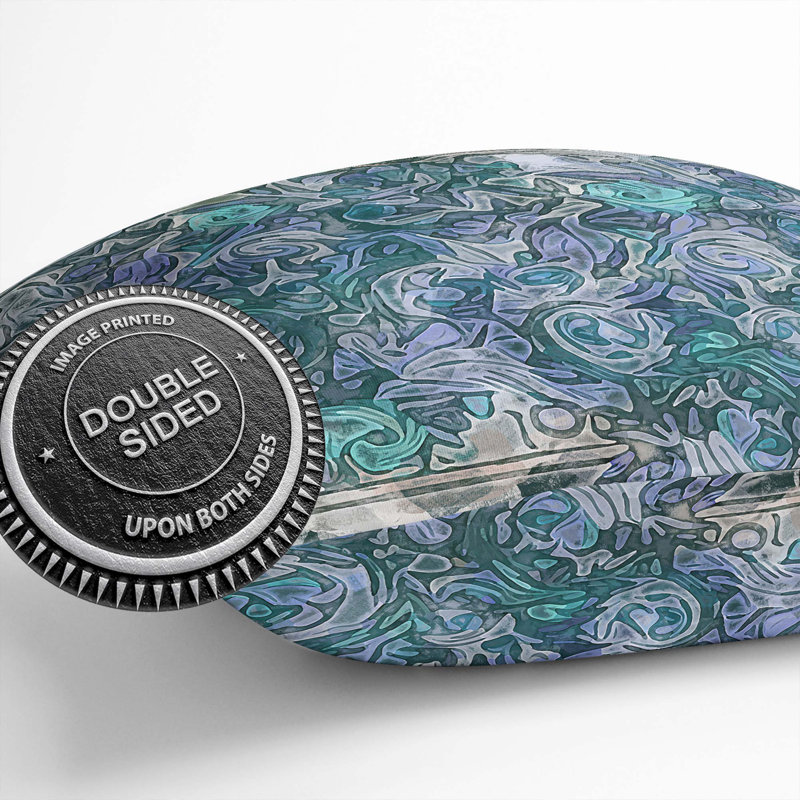 Floral Square Throw Cushion, 55cm H x 55cm W x 20cm D