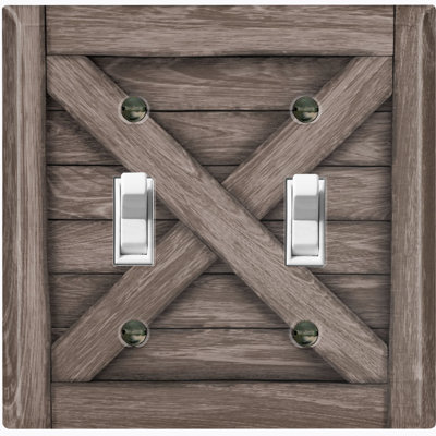 2-Gang Toggle Light Switch Wall Plate