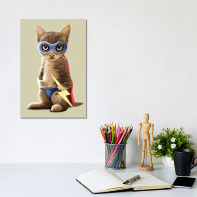 Thunder 1 Piece Wrapped Canvas Wall Art