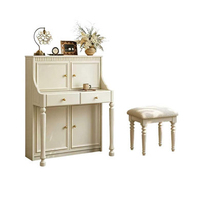 47.24"French-style high-quality solid wood dressing table